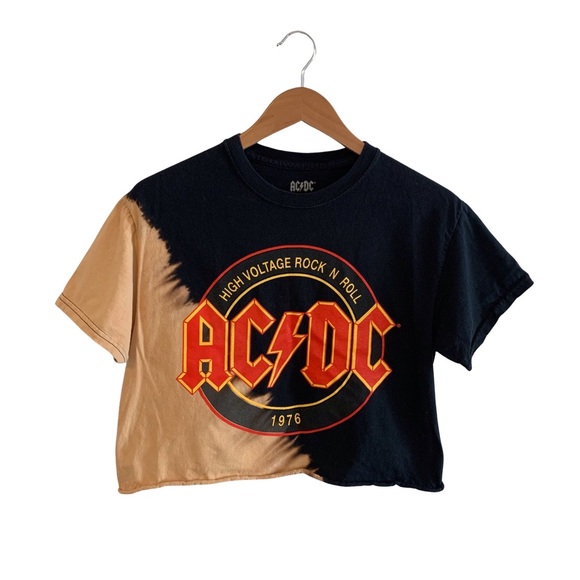 ACDC | Tops | Acdc Tie Dye Crop Top 0 Cotton S | Poshmark